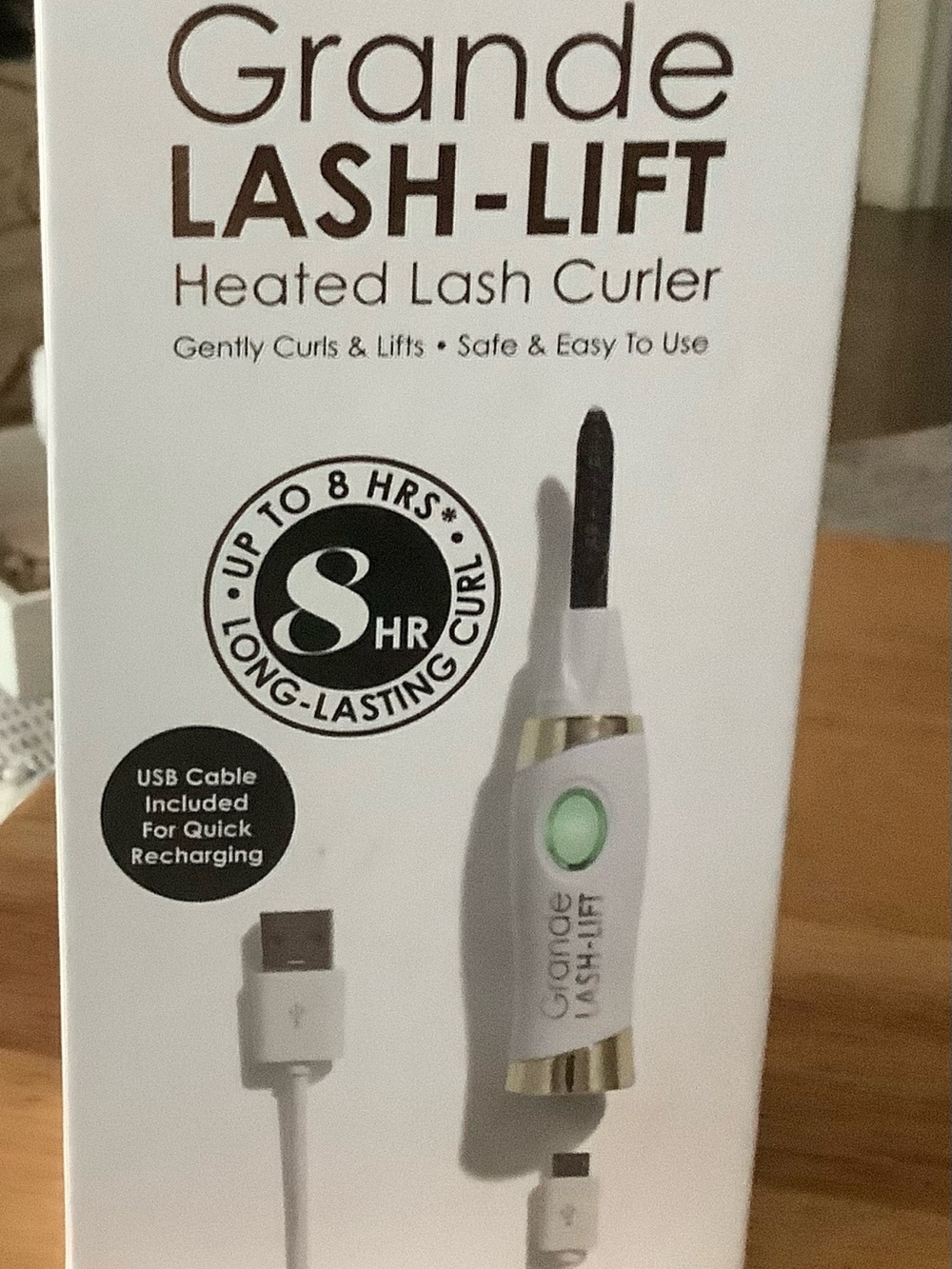 Grande Lash-Lift Heated Lash Curler — White